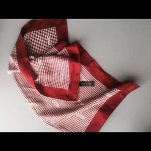 Coach red scarf